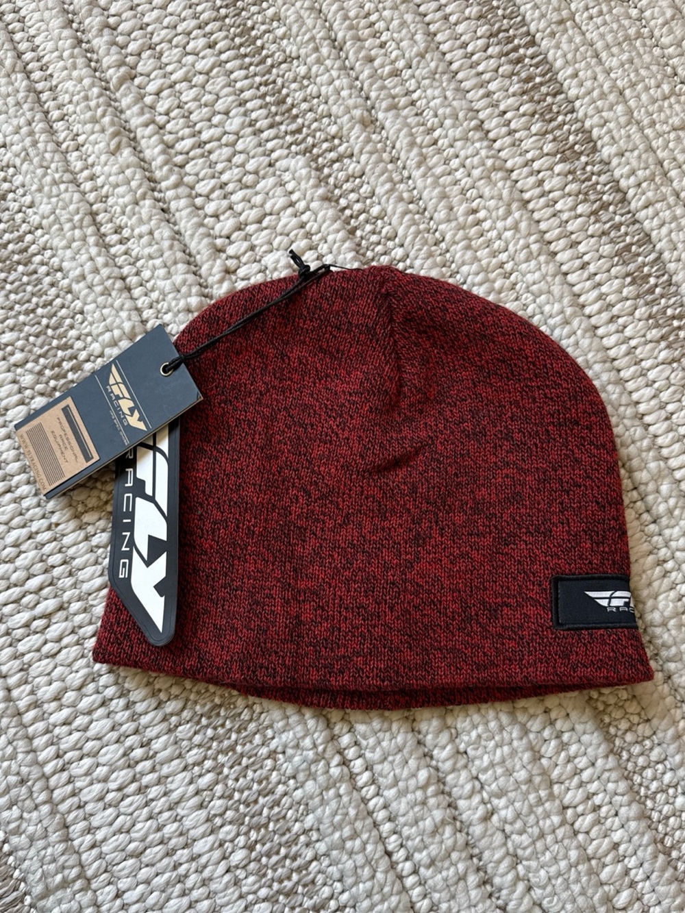 FLY RACING FLY FITTED BEANIE BRICK/HEATHER NWT WINTER HAT NEW
